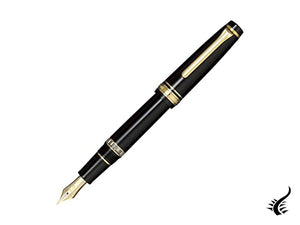 Stylo plume Realo de Sailor Professional Gear, noir, or, 11-3926-420