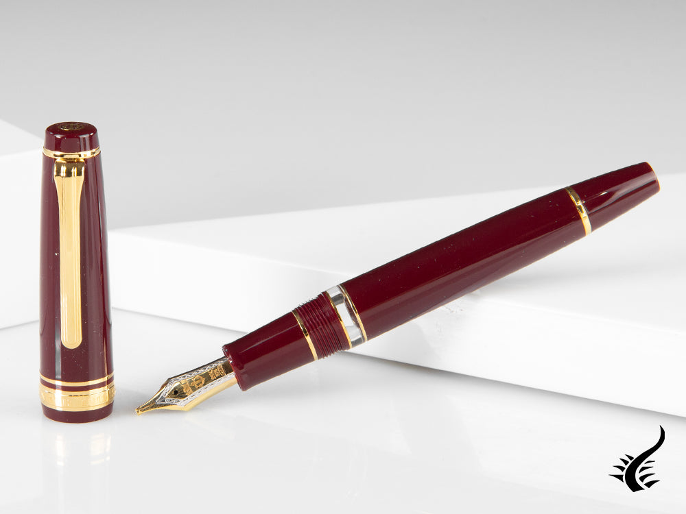 Sailor Professional Gear Realo Fountain Pen, Maroon, Gold, 11-3926-432