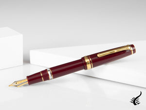 Sailor Professional Gear Realo Fountain Pen, Maroon, Gold, 11-3926-432