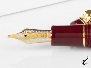 Sailor Professional Gear Realo Fountain Pen, Maroon, Gold, 11-3926-432