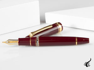 Sailor Professional Gear Realo Fountain Pen, Maroon, Gold, 11-3926-432