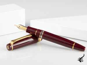 Sailor Professional Gear Realo Fountain Pen, Maroon, Gold, 11-3926-432