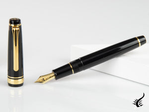 Sailor Professional Gear Slim Gold Fountain Pen, Black, 11-1221-420