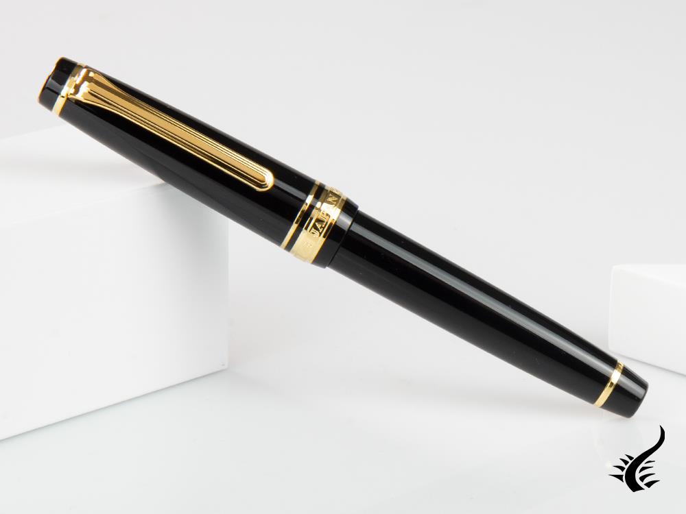 Stylo plume Sailor Professional Gear Slim Gold, noir, 11-1221-420