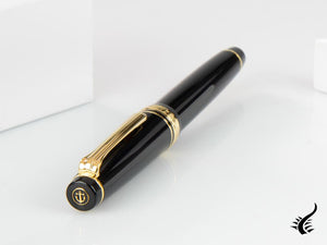 Sailor Professional Gear Slim Gold Fountain Pen, Black, 11-1221-420