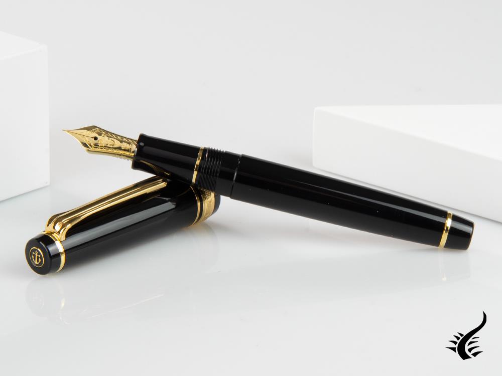 Stylo plume Sailor Professional Gear Slim Gold, noir, 11-1221-420