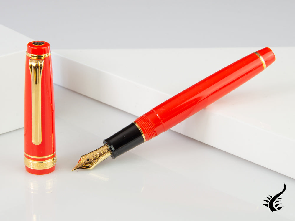 Stylo plume Sailor Professional Gear Slim Gold, rouge, 11-1221-430