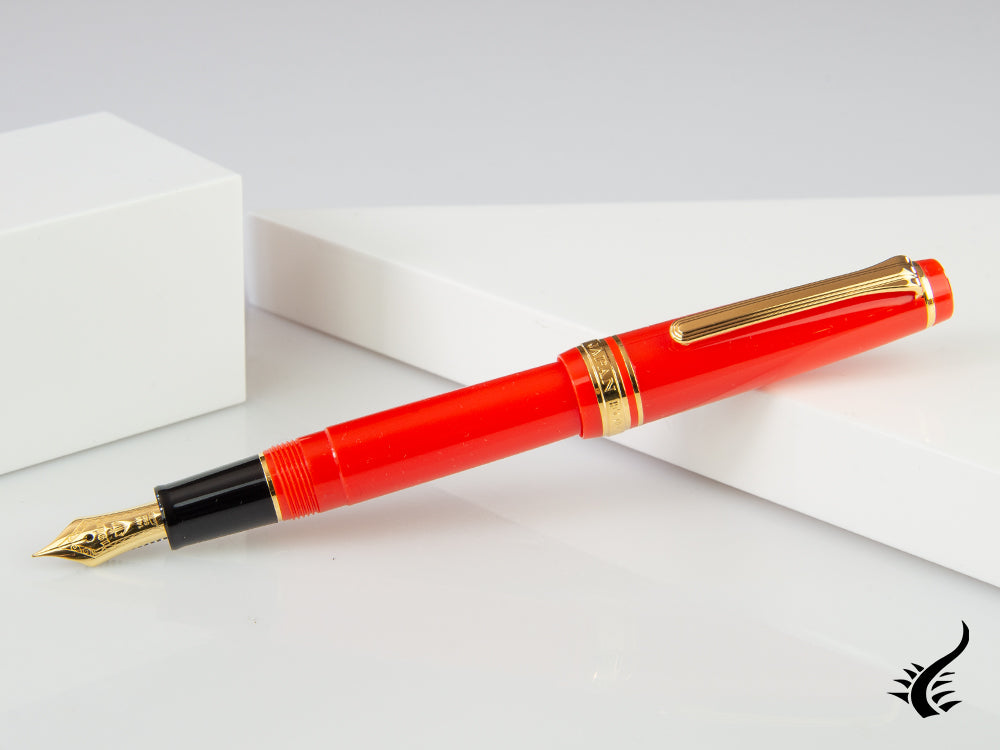 Stylo plume Sailor Professional Gear Slim Gold, rouge, 11-1221-430