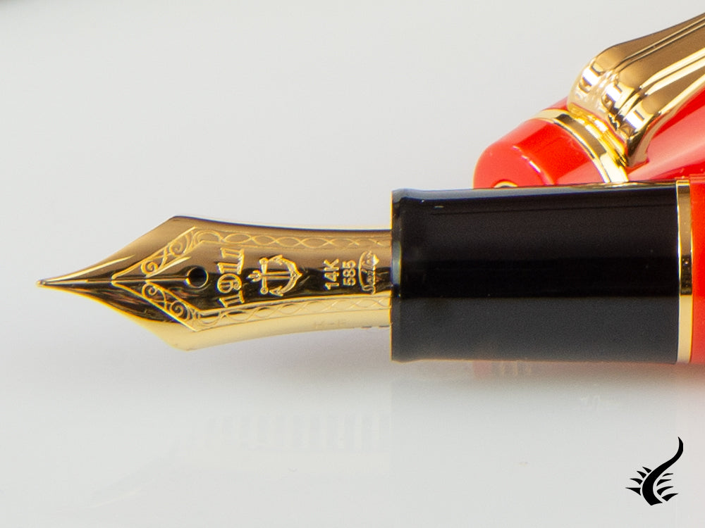 Stylo plume Sailor Professional Gear Slim Gold, rouge, 11-1221-430