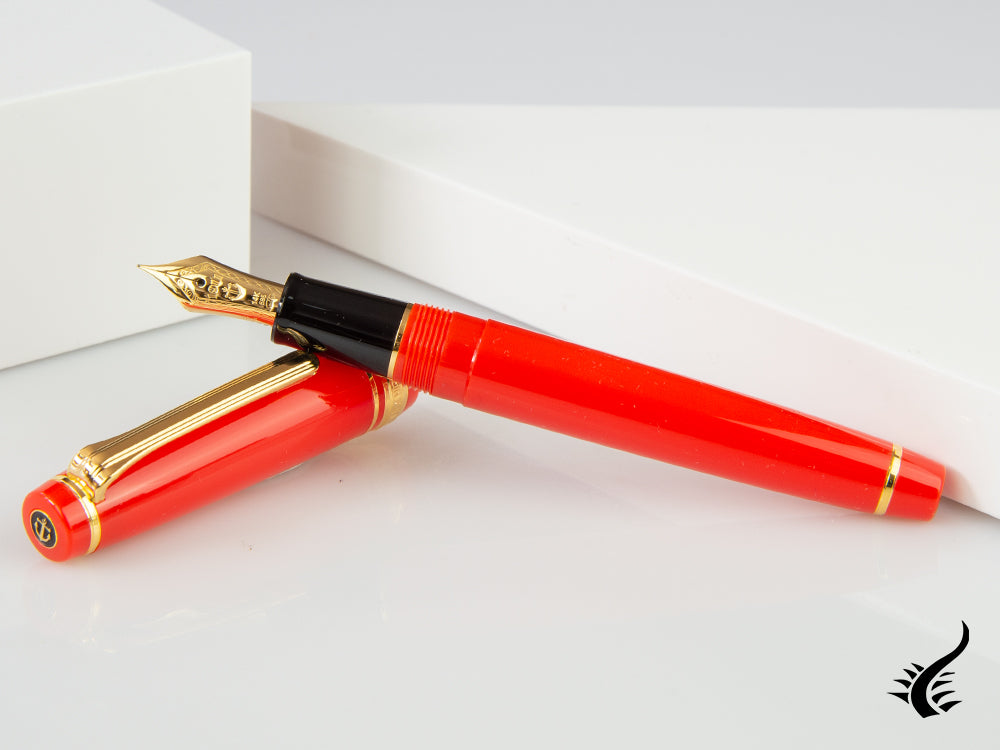 Stylo plume Sailor Professional Gear Slim Gold, rouge, 11-1221-430