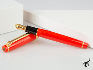 Sailor Professional Gear Slim Gold Fountain Pen, Red, 11-1221-430