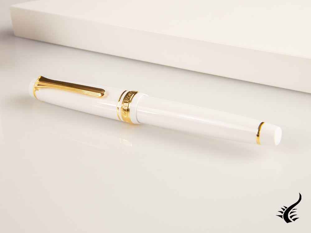 Stylo plume Sailor Professional Gear Slim Gold, blanc, 11-1221-410