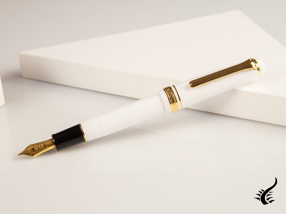 Stylo plume Sailor Professional Gear Slim Gold, blanc, 11-1221-410