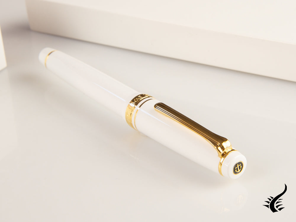 Stylo plume Sailor Professional Gear Slim Gold, blanc, 11-1221-410