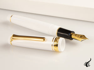 Stylo plume Sailor Professional Gear Slim Gold, blanc, 11-1221-410