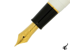 Sailor Professional Gear Slim Gold Fountain Pen, White, 11-1221-410