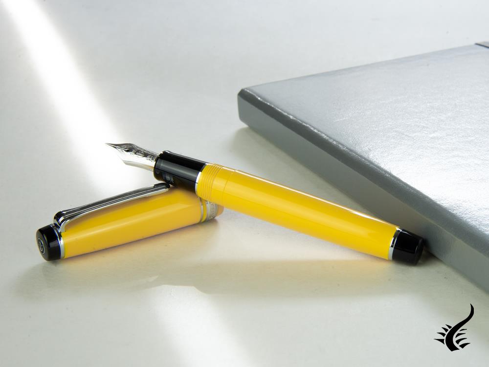 Sailor ProfessionalGear  Color Fountain Pen, Yellow, Chrome, 11-9280-470