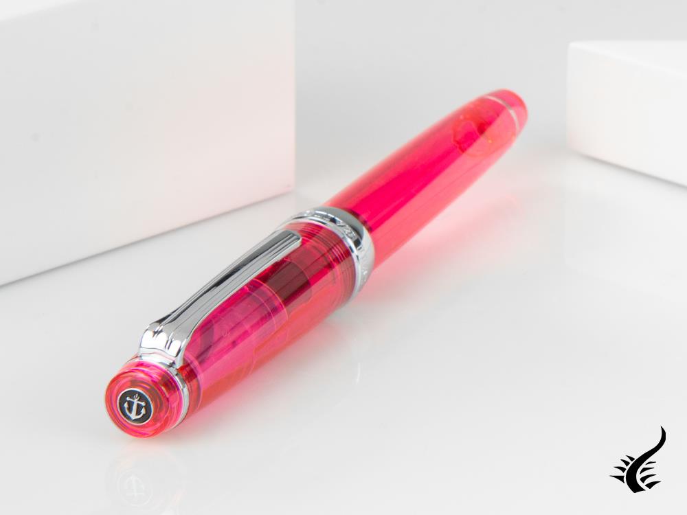 Stylo plume Sailor ProfessionalGear Slim Demonstrator, rose, chrome