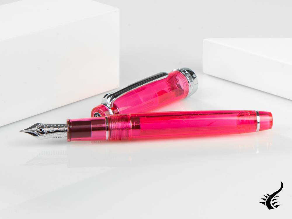 Stylo plume Sailor ProfessionalGear Slim Demonstrator, rose, chrome