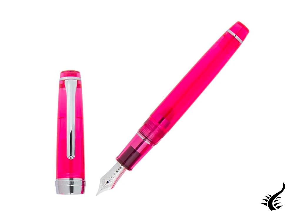 Stylo plume Sailor ProfessionalGear Slim Demonstrator, rose, chrome