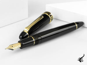 Sailor Special Nib Naginata Cross Music Fountain Pen, 21k Gold