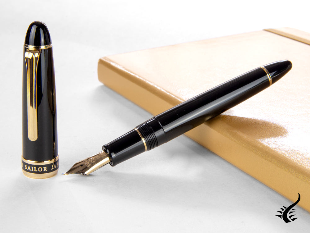 Sailor Special Nib Naginata Fude De Mannen Fountain Pen, 21K Gold