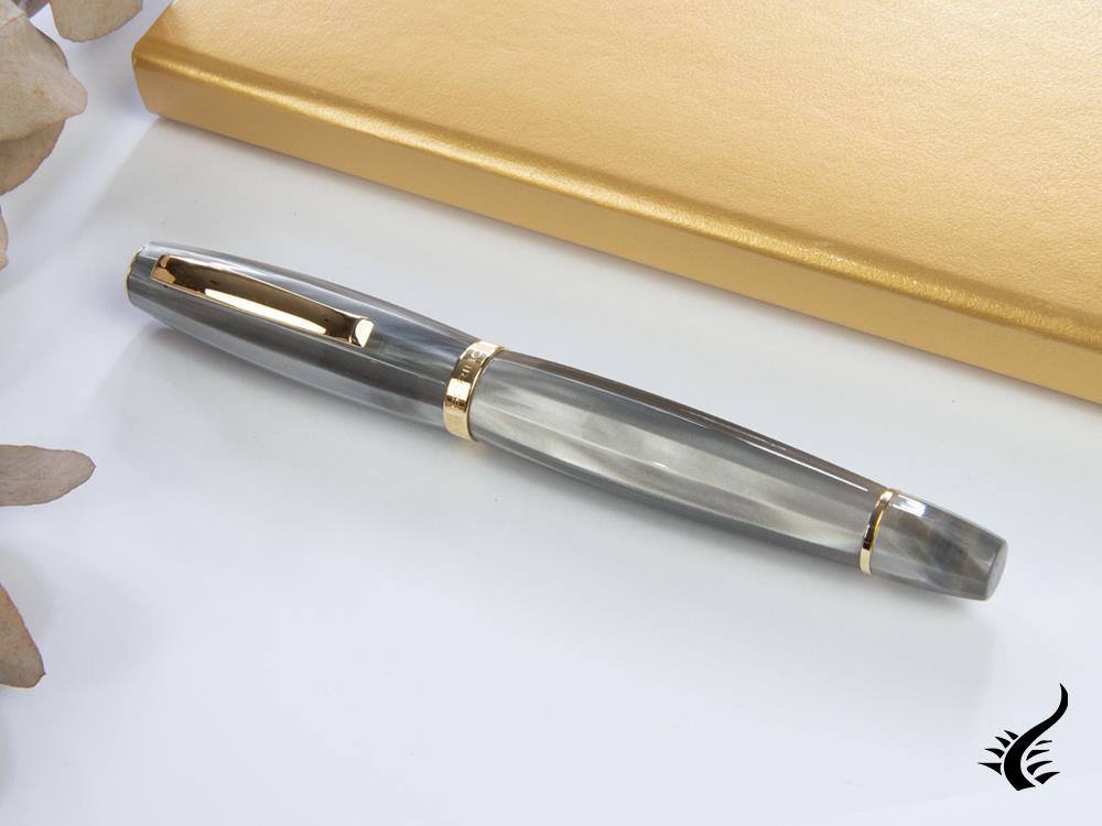 Scribo Feel "Grigio Giorno" Fountain Pen, Flex, Lim. Ed., FEEFP06LG1403