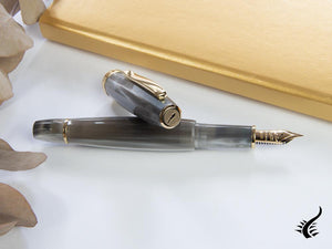 Scribo Feel "Grigio Giorno" Fountain Pen, Flex, Lim. Ed., FEEFP06LG1403