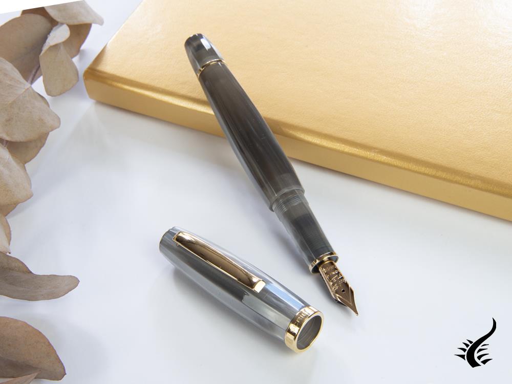 Scribo Feel "Grigio Giorno" Fountain Pen, Flex, Lim. Ed., FEEFP06LG1403