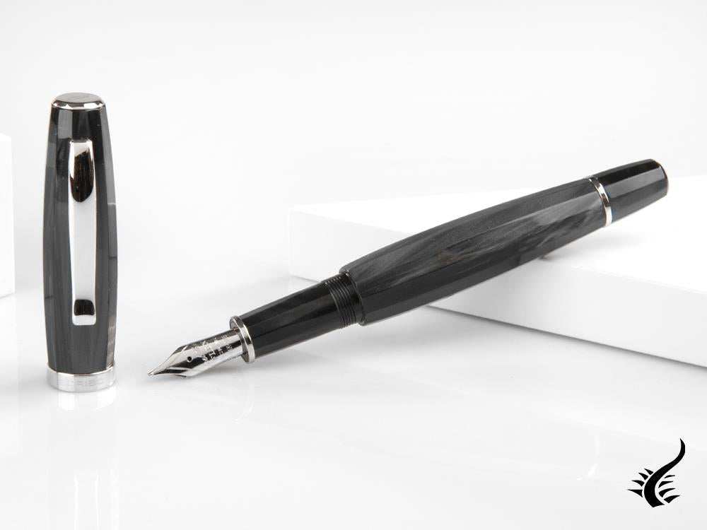 Stylo plume Scribo Feel Vulcano, noir, édition limitée, FEEFP17PL1403