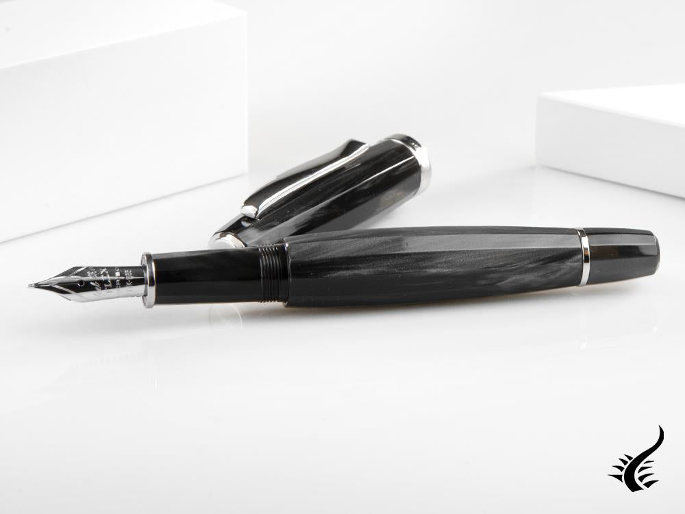 Scribo Feel Vulcano Fountain Pen, Black, Limited Edition, FEEFP17PL1403