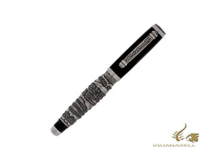 Scribo Letteratura Fountain Pen, Silver, Lim Ed, Flex nib, LETFP01RH1403