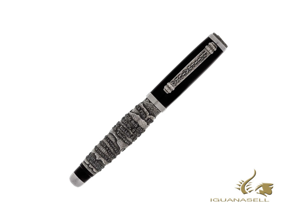 Scribo Letteratura Fountain Pen, Silver, Limited Edition, LETFP01RH1803