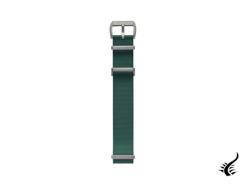 Spinnaker Accessories Strap, Rubber strap, Forest Green, 22mm, Stainless Steel