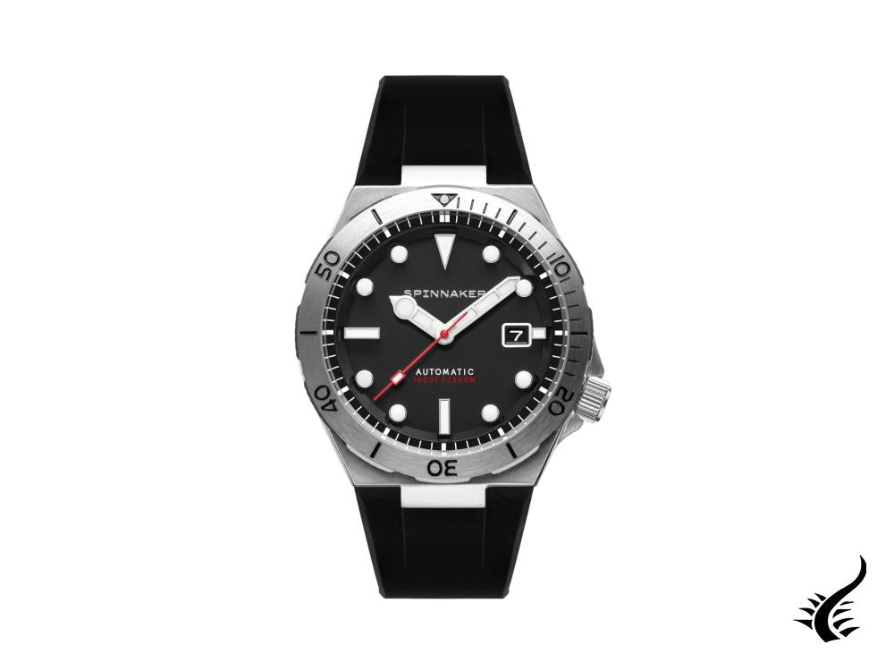 Spinnaker Boettger Obsidian Black Automatic Watch, LE, 42 mm, 30 atm, SP-5083-01