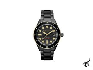 Spinnaker Cahill Automatic Watch, Black, 40 mm, 15 atm, SP-5075-33