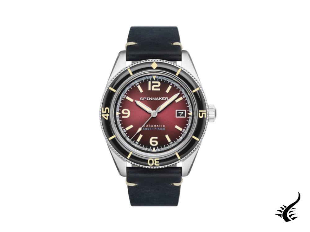 Spinnaker Fleuss Automatic Watch, Red, 43 mm, 15 atm, SP-5055-07