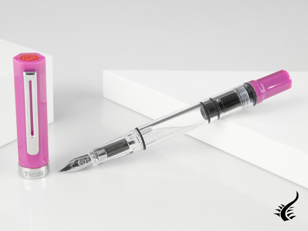 Stylo plume Twsbi Eco Lilac, résine, transparent, M7448800