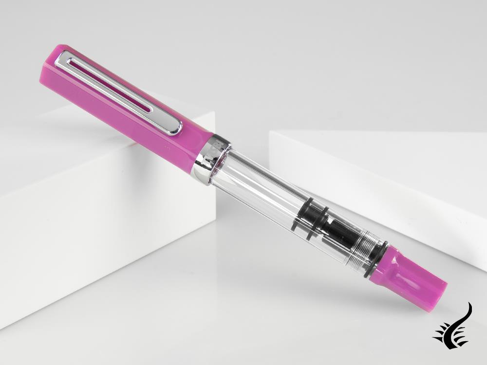 Twsbi Eco Lilac Fountain Pen, Resin, Transparent, M7448800