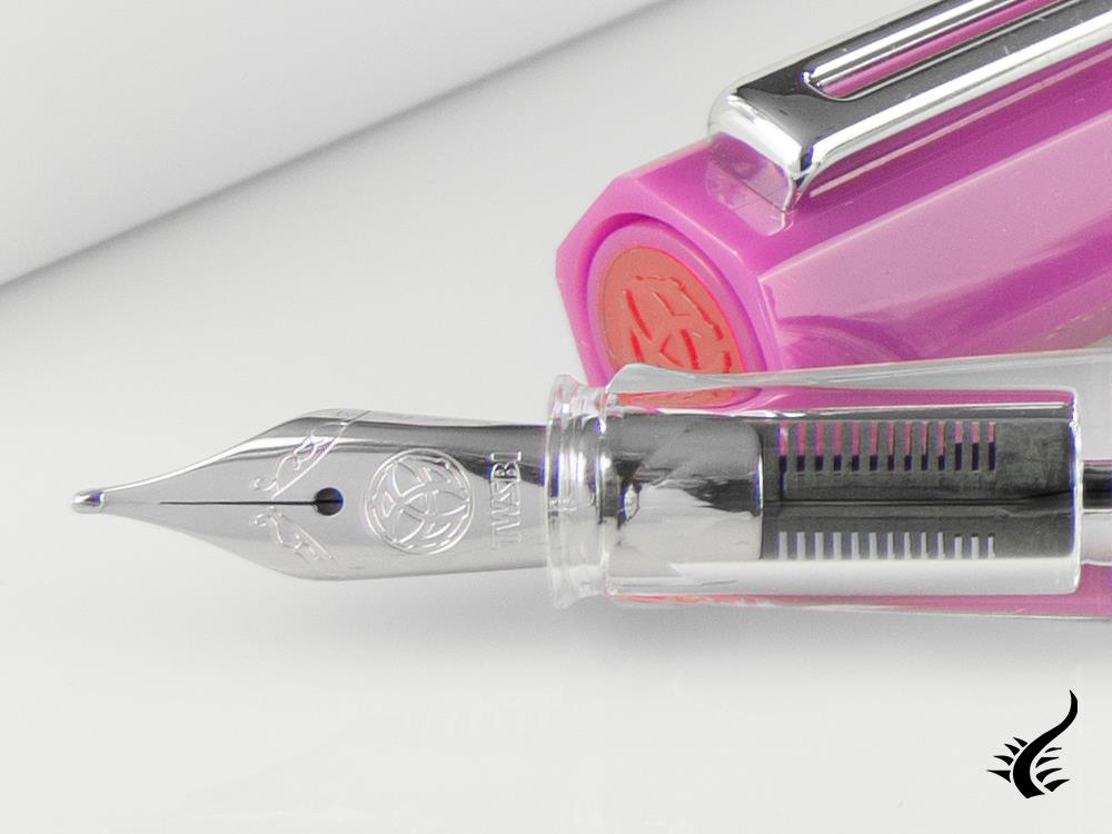 Twsbi Eco Lilac Fountain Pen, Resin, Transparent, M7448800