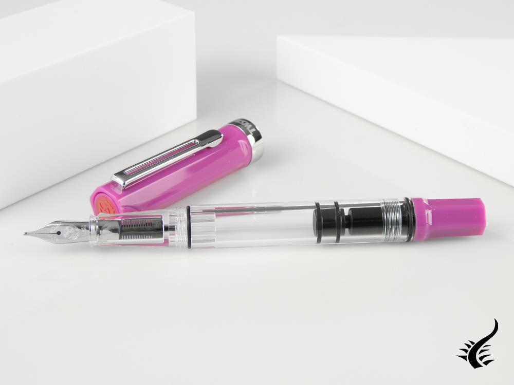 Twsbi Eco Lilac Fountain Pen, Resin, Transparent, M7448800