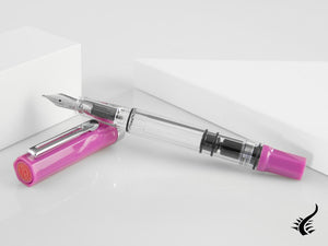 Twsbi Eco Lilac Fountain Pen, Resin, Transparent, M7448800