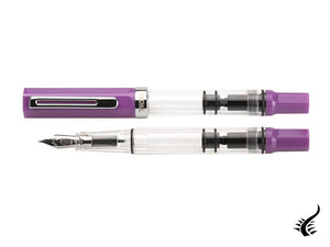 Twsbi Eco Lilac Fountain Pen, Resin, Transparent, M7448800