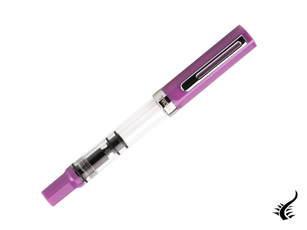 Twsbi Eco Lilac Fountain Pen, Resin, Transparent, M7448800