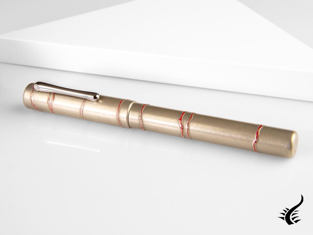 Taccia Kaga-Wajima White Birch Fountain Pen, Limited Edition