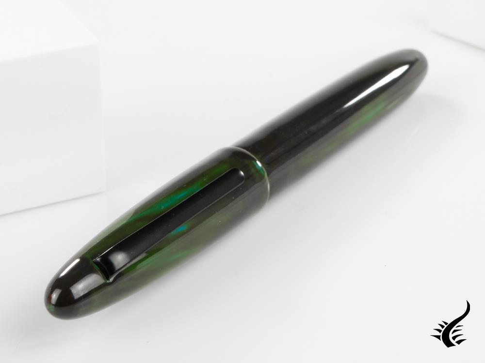 Taccia Miyabi Earth LE Ocean Aodame Fountain Pen, TME-1395F-OA