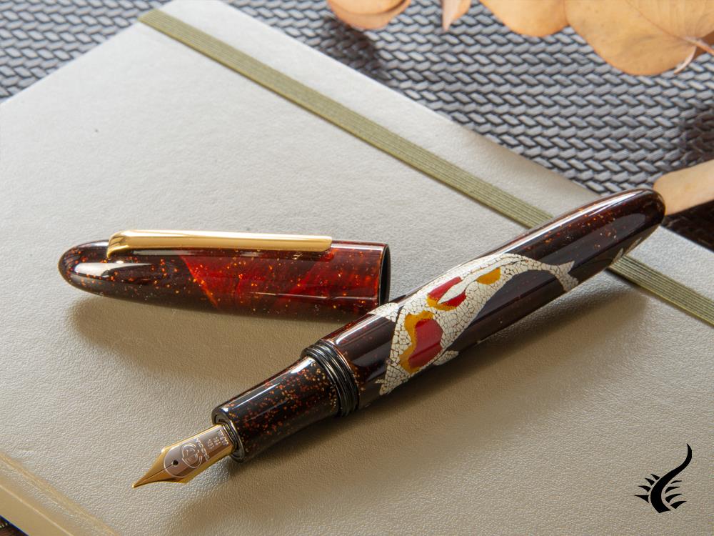 Taccia Miyabi Maki-e Imperial Koi Fountain Pen, Limited Edition