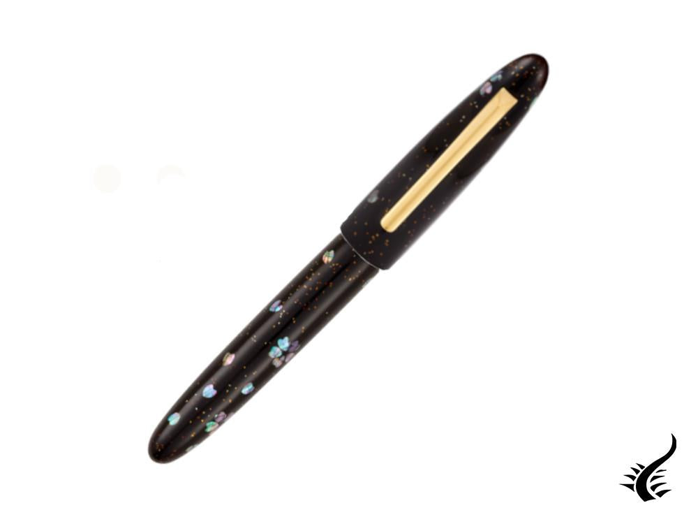 Taccia Miyabi Maki-e Midnight Sakura Fountain Pen, Limited Edition