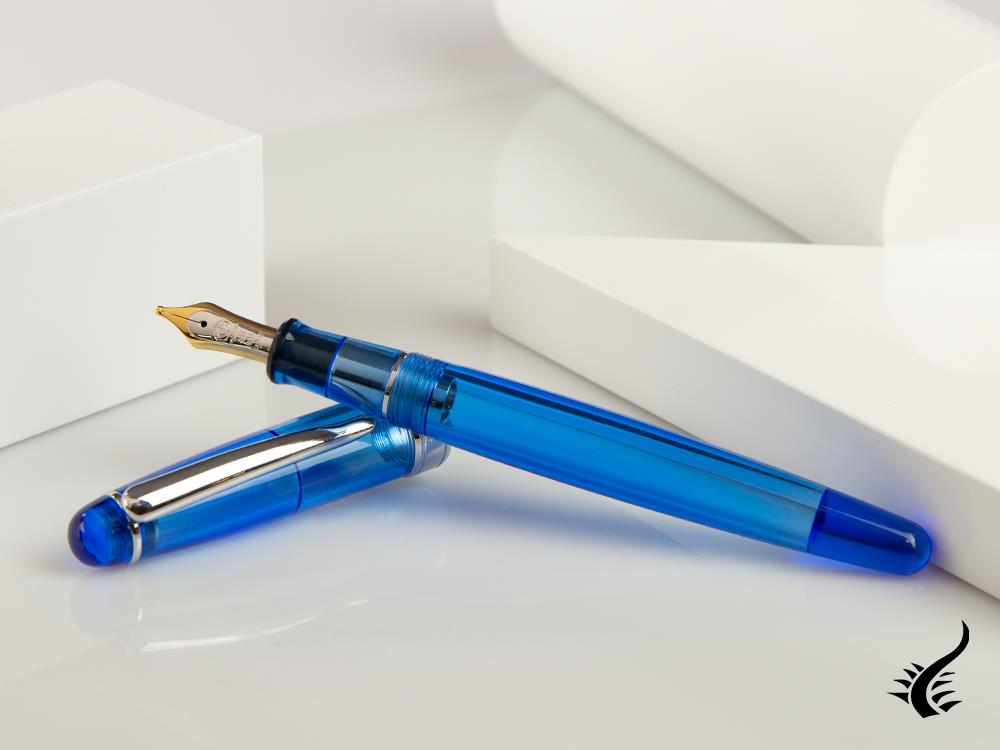 Taccia Spotlight Airline Blue Fountain Pen, Resin, TSL-14F-AB