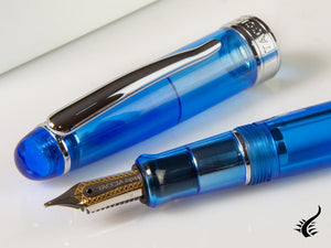 Taccia Spotlight Airline Blue Fountain Pen, Resin, TSL-SSF-AB